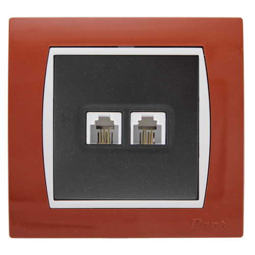 پریز تلفن پارت الکتریک مدل آذین کد5001W4027