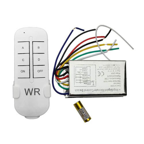 ریموت کنترل دبلیو آر مدل 4 کانال