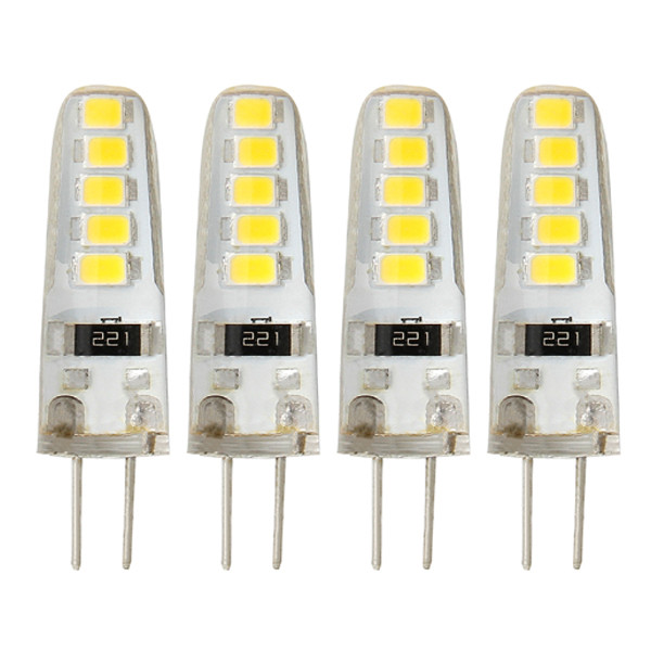 لامپ سوزنی 2 وات مدل ژله ای 220V-2W-10D-SMD پایه G4 بسته 4 عددی