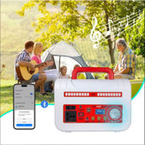پاوربانک مدل مولتی 300W کمپینگ اسپیکردار 12v-220v ظرفیت 25000 میلی آمپر ساعت
