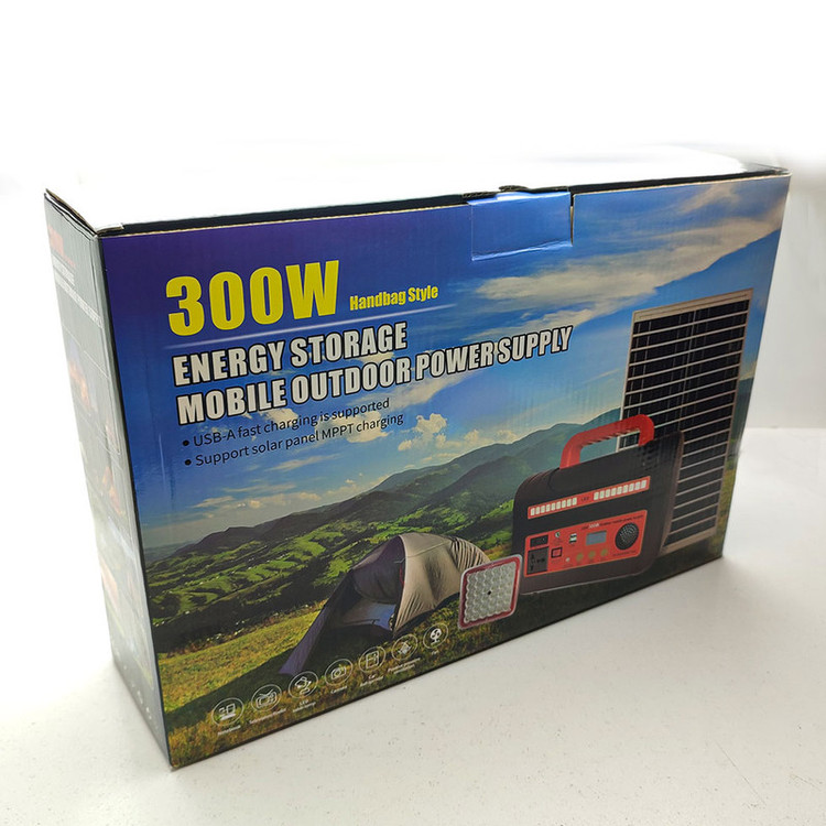 پاوربانک مدل مولتی 300W کمپینگ اسپیکردار 12v-220v ظرفیت 25000 میلی آمپر ساعت