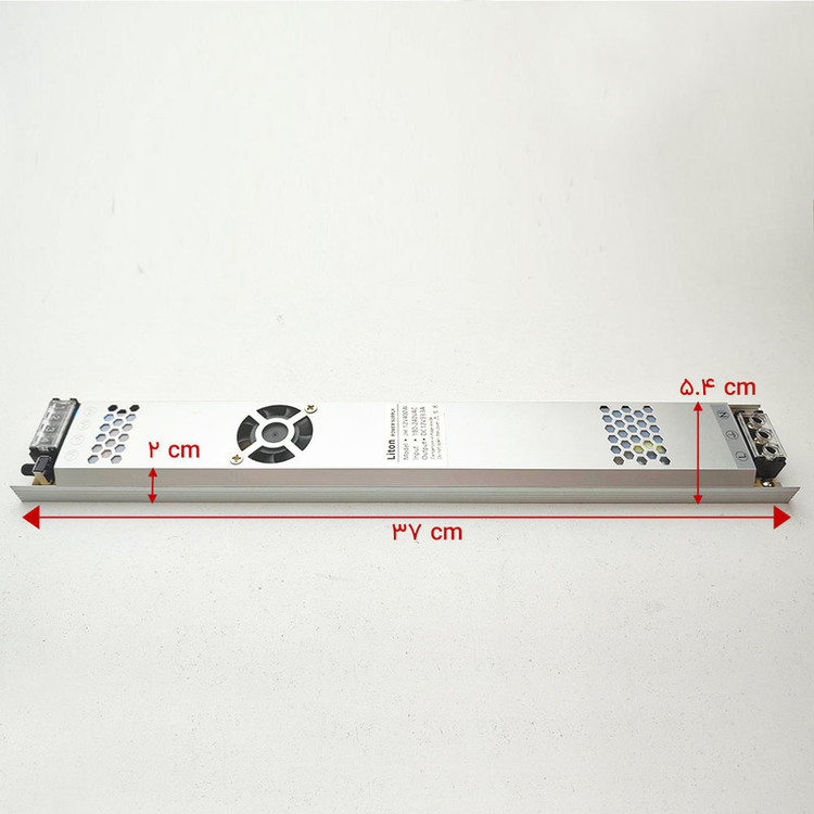 ترانس اسلیم 12 ولت 33.3 آمپر لیتون مدل JH-12v 400W