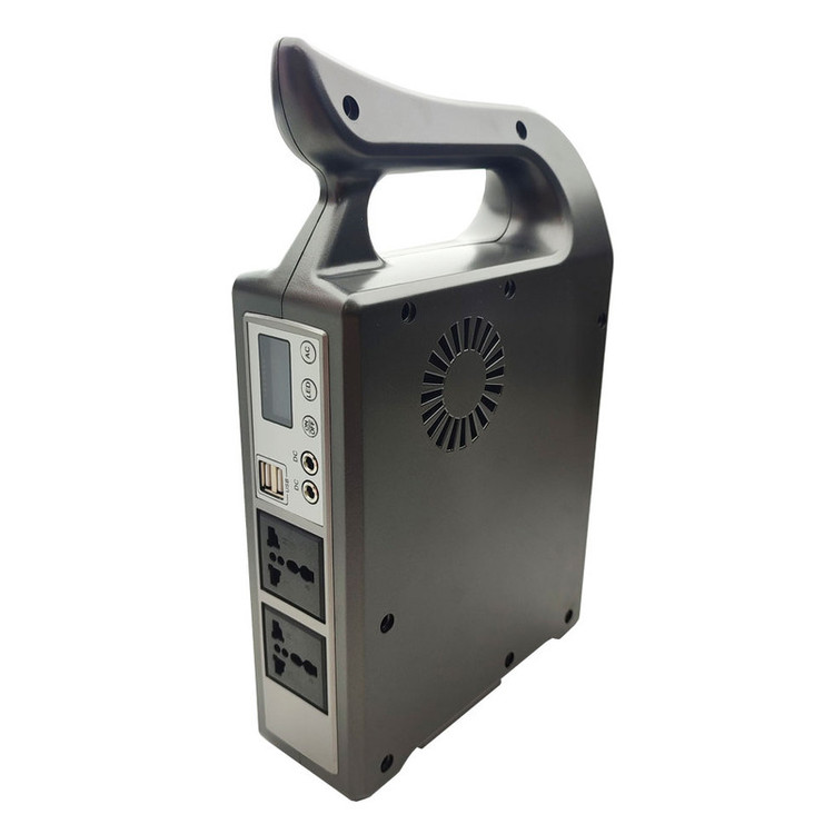 پاوربانک مدل مولتی 300W کمپینگ 12v-220v طرح چراغ قوه ظرفیت 25000 میلی آمپر ساعت