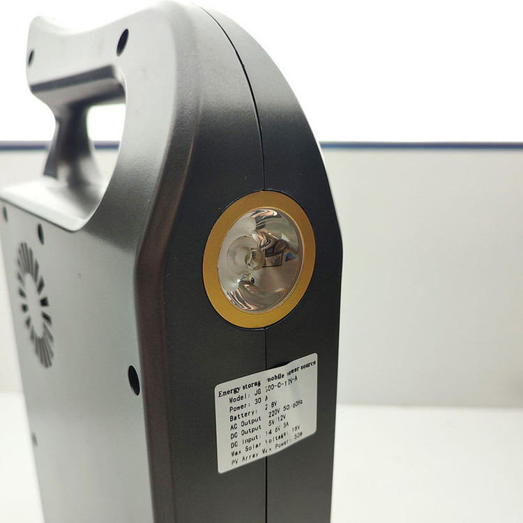 پاوربانک مدل مولتی 300W کمپینگ 12v-220v طرح چراغ قوه ظرفیت 25000 میلی آمپر ساعت