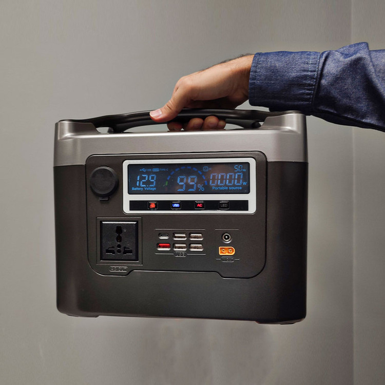 پاوربانک مدل مولتی 600W کمپینگ 220v طرح شارژ وایرلس ظرفیت 120000 میلی آمپر ساعت